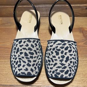 Kenneth Cole Reaction Fine Glass Wedge Sandals - Size 9 - NWOB